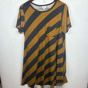 LuLaRoe Carly Striped Dress